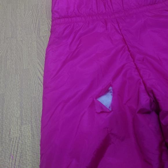 Vintage Rodeo Ski Dungarees Padded Pink Zip Up Women's Small - Picture 7 of 12